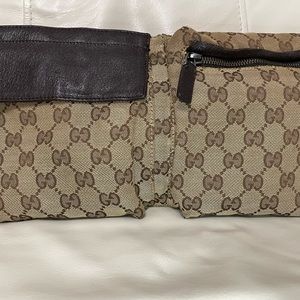 Authentic Gucci Monogram waist Crossbody Belt